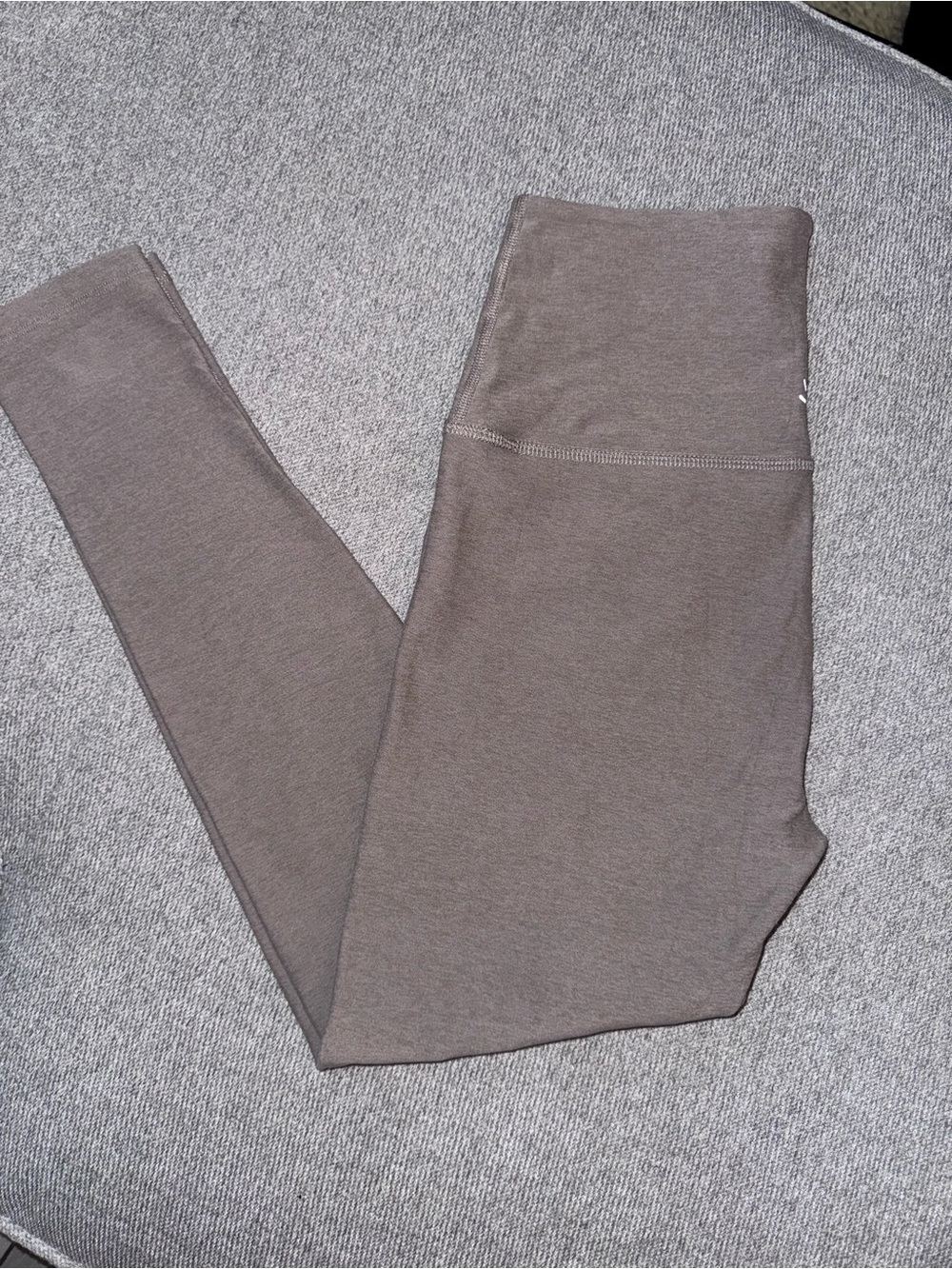 Beyond Yoga caught in the midi space dye High-Waist Leggings in Taupe
